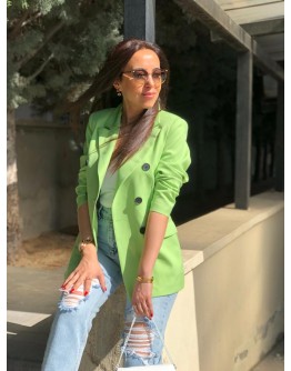 Yeşil blazer çeket 