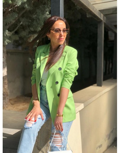 Yeşil blazer çeket 