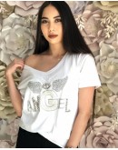 İncili taşlı t-shirt 