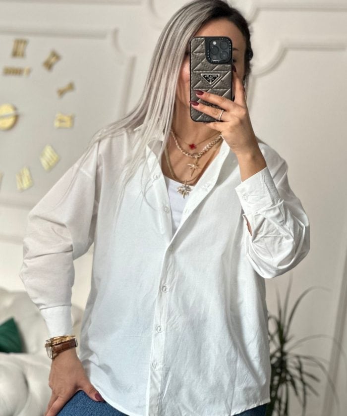 Alternative view of Kelebek İşlemeli Tasarım Gömlek