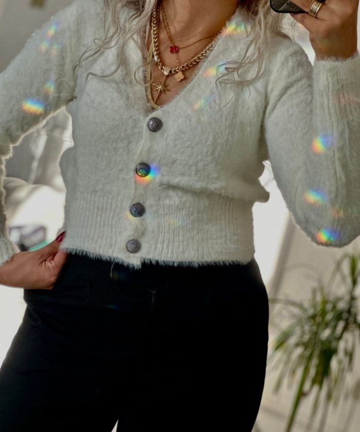 Alternative view of Angora Yumoş Hırka Standart