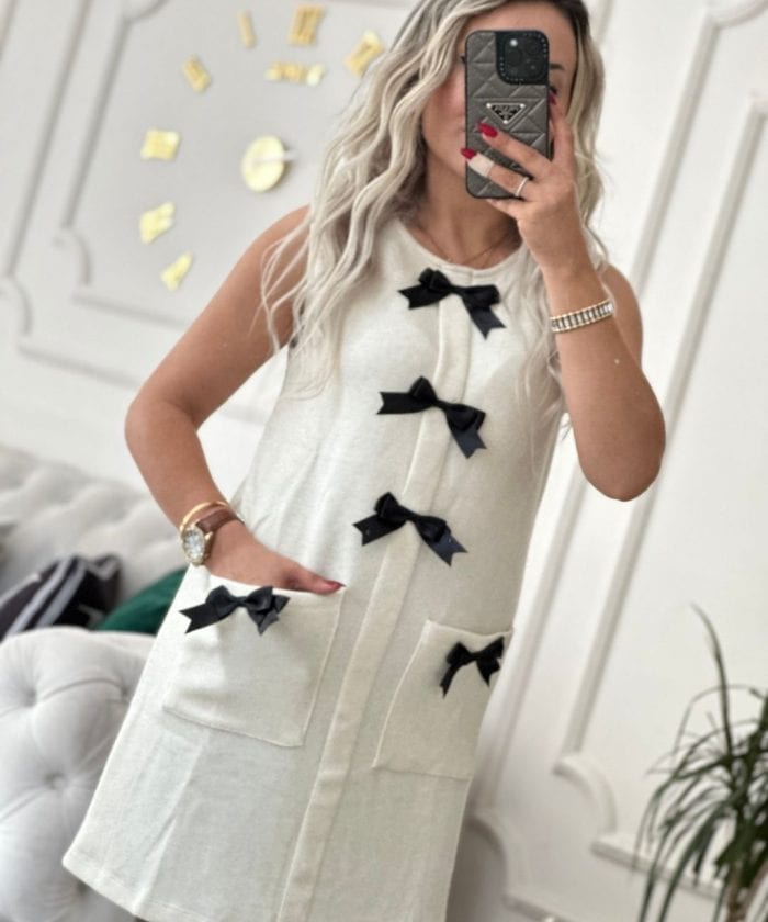 Alternative view of Fiyonk Detaylı Yumoş Elbise