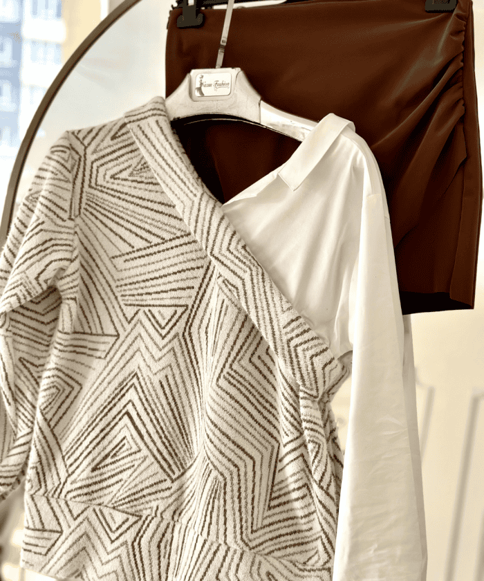 Alternative view of Simli Tasarım Gömlek