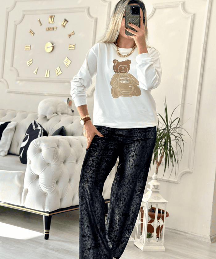 Ayıcık Desen Sweat