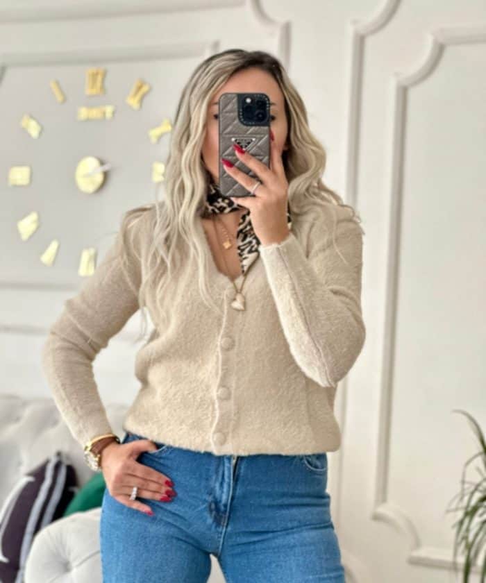 Alternative view of Yumoş Hırka Standart Beden