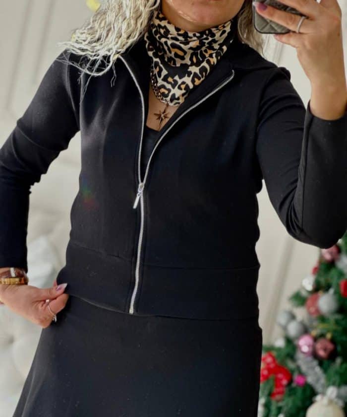 Alternative view of Fermuarlı Çan Etek Takımı