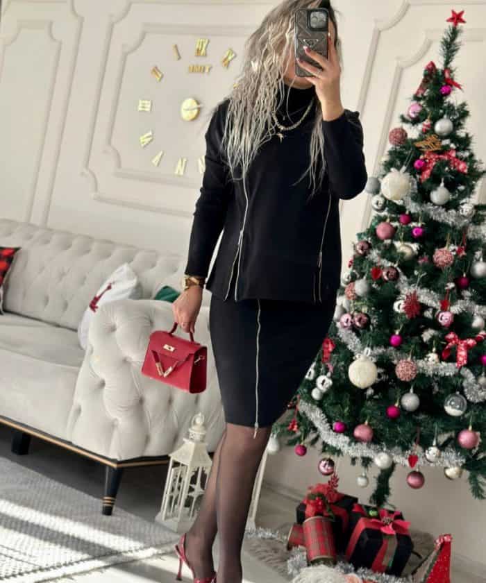 Alternative view of Fermuar Detaylı İkili Takım