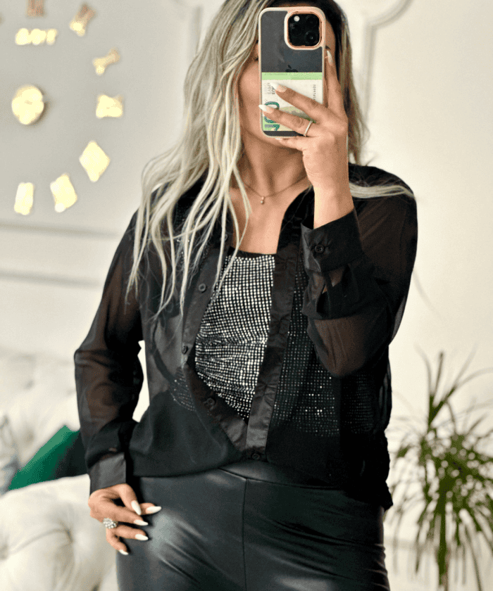 Orijinal Marka Şifon Gömlek