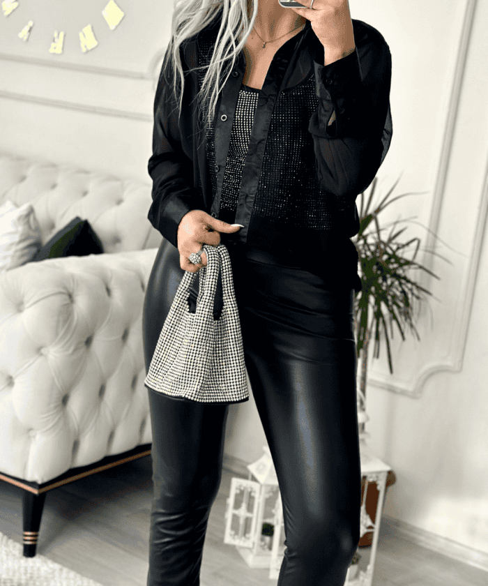 Alternative view of Orijinal Marka Şifon Gömlek