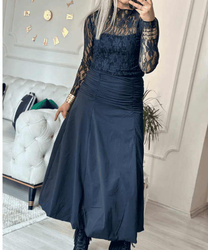 Alternative view of Tasarım Büzgülü Balon Etek