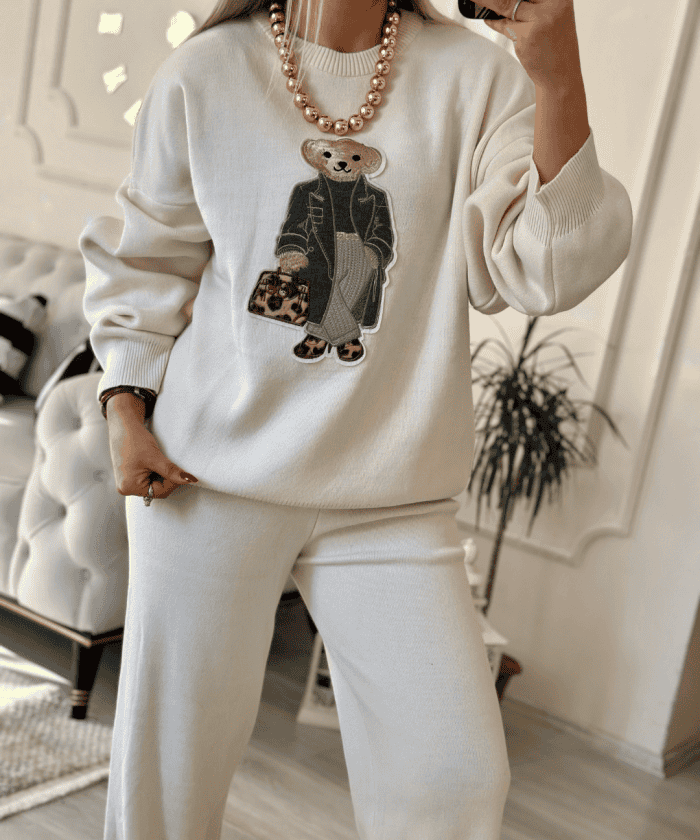 Alternative view of Teddy Triko İkili Takım Standart Beden