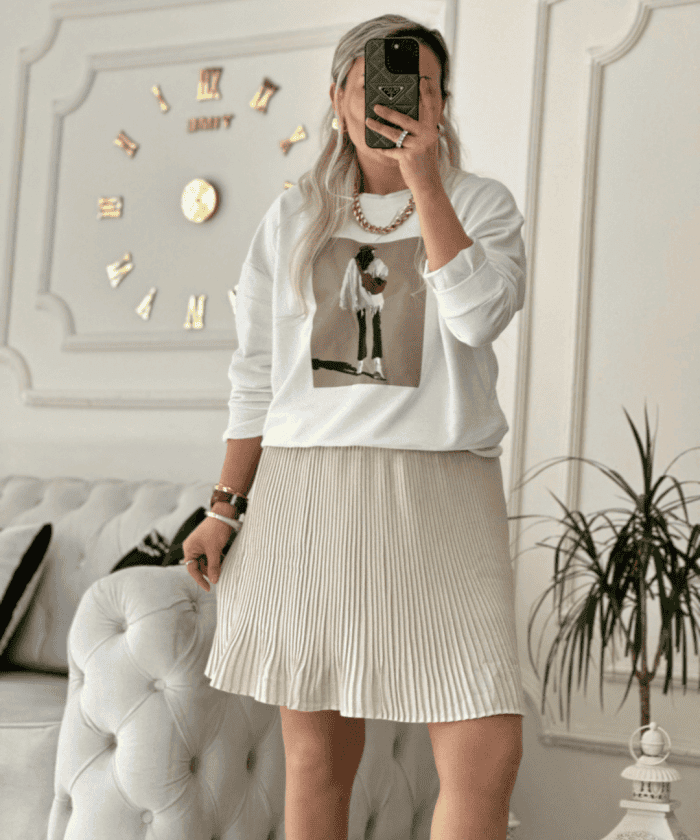 Alternative view of Akordion Şort Etek