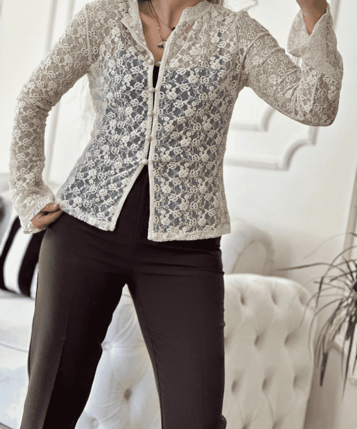 Fransız Güpür Bluz