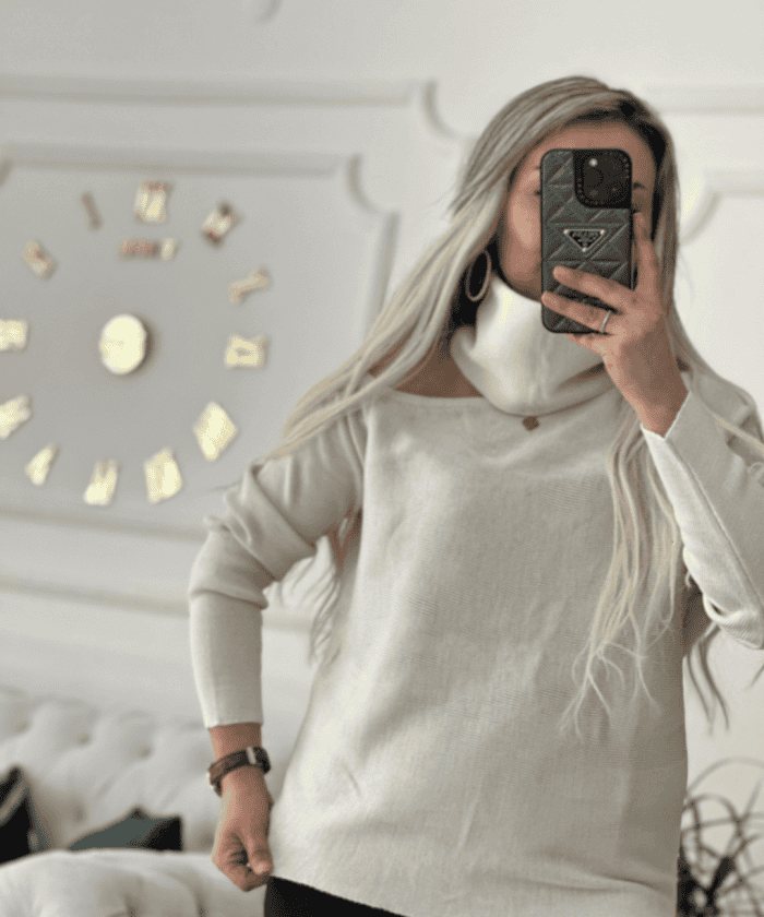 Standart Beden Portatif Yakalı Bluz