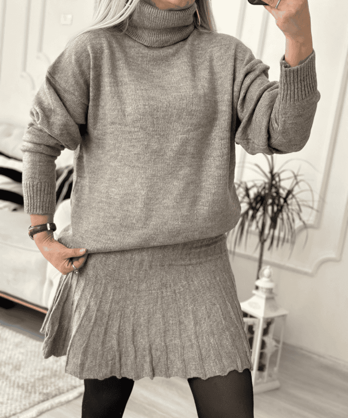 Triko Etekli İkili Takım Standart Beden