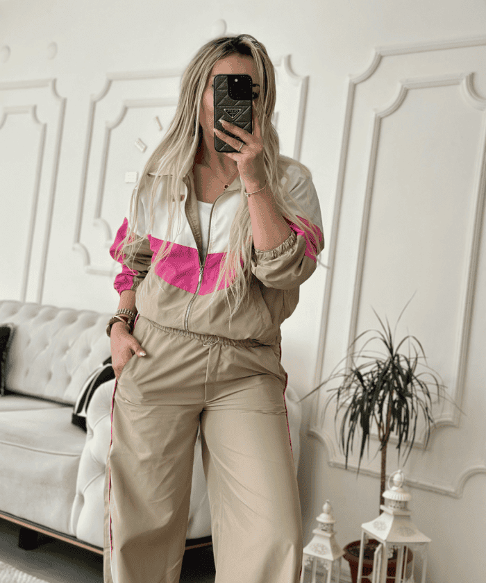 Paraşüt Kumaş Renkli İkili Takım