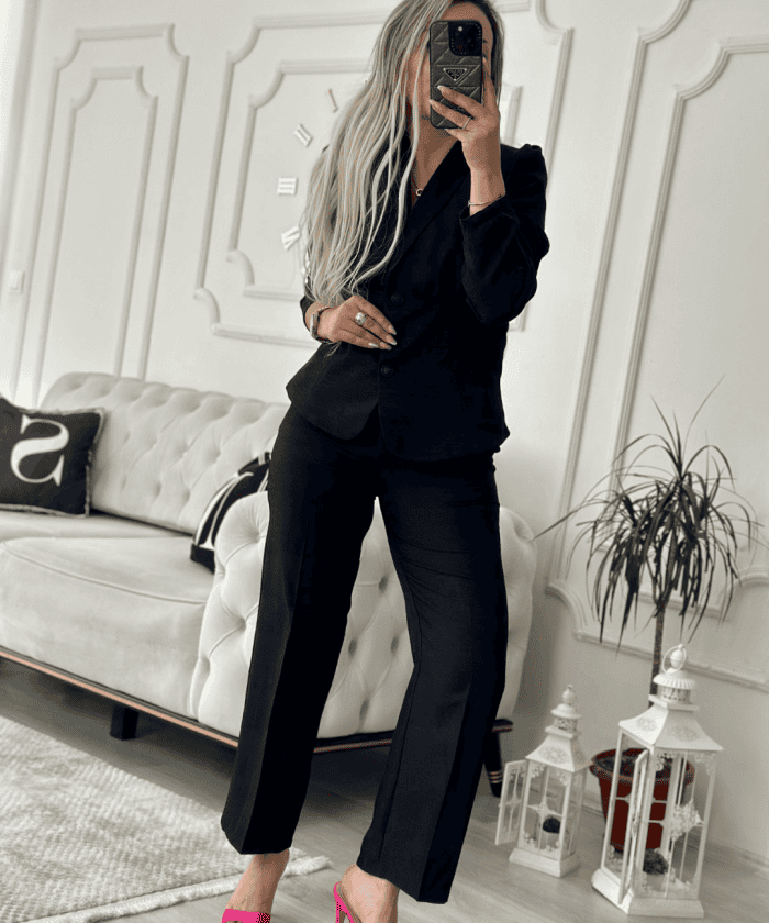 Alternative view of Tensel Kumaş Klasik İkili Takım