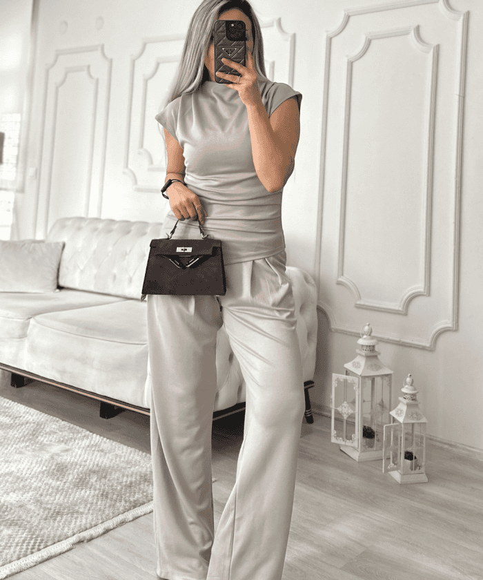 Oysho Kumaş Asimetrik İkili Takım