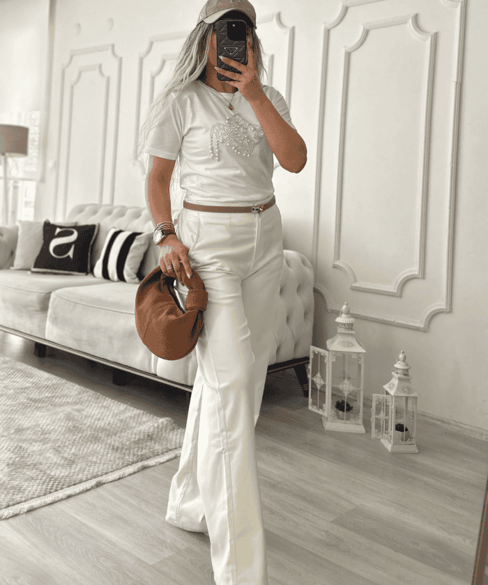 Beli Lastikli Palazzo Pantolon