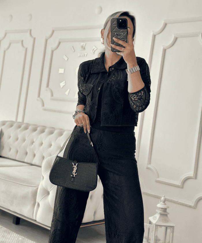 Alternative view of Astarlı Güpür Pantolon