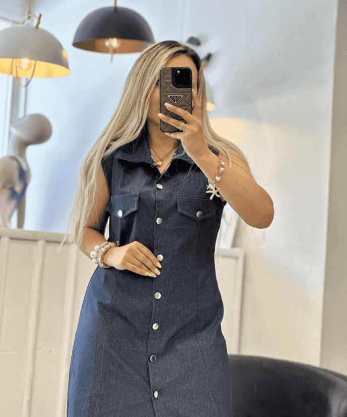 Alternative view of Kot Gömlek Elbise