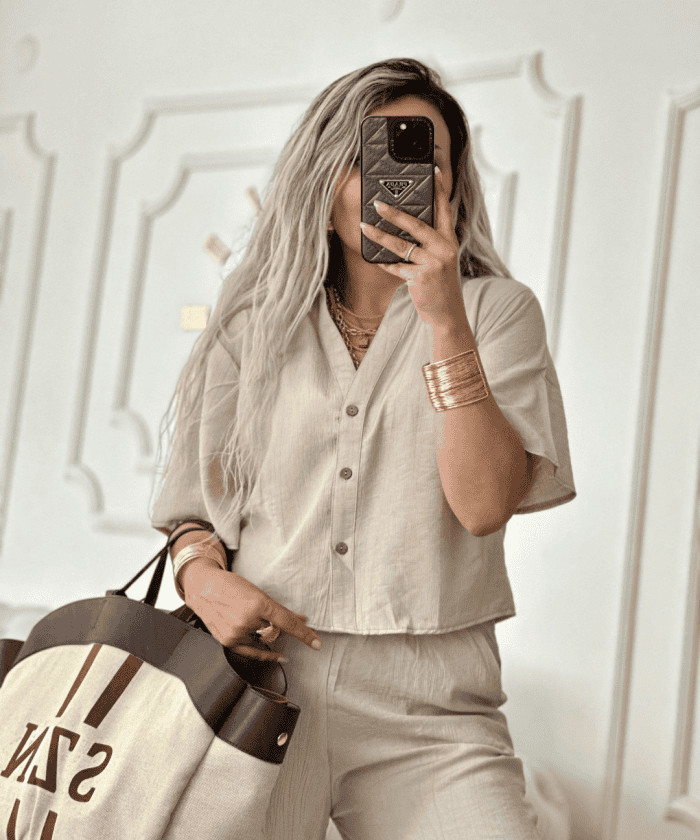 Alternative view of Keten Kısa Kol İkili Takım